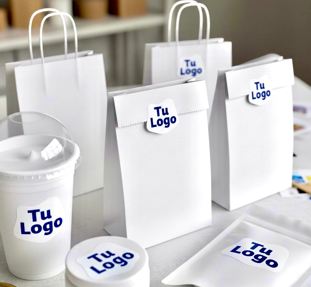 100 Stickers Personalizados de 4cm