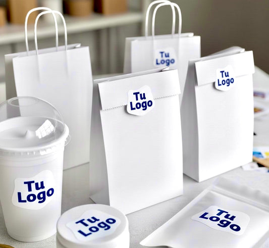 100 Stickers Personalizados de 4cm