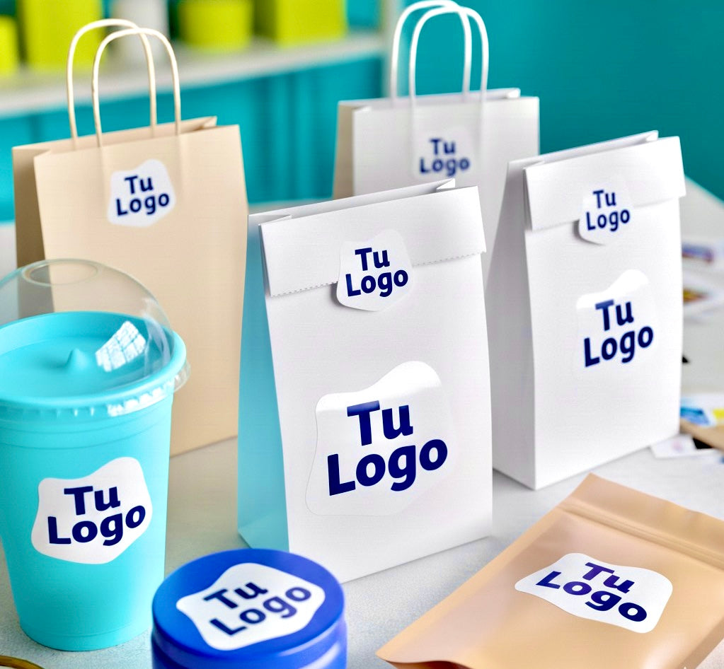 500 Stickers Personalizados de 4cm
