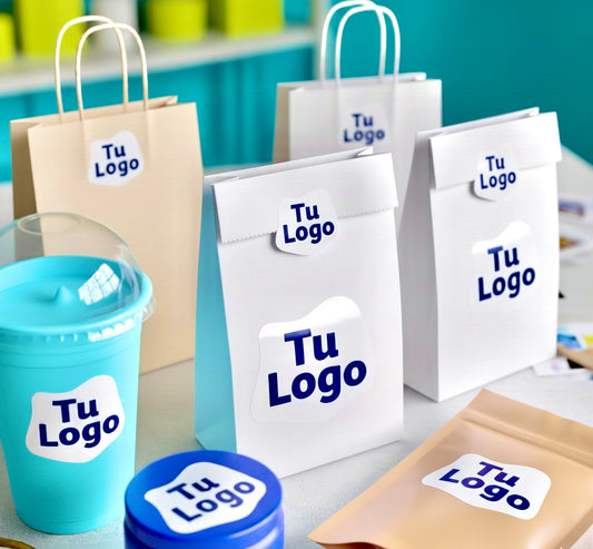 500 Stickers Personalizados de 4cm